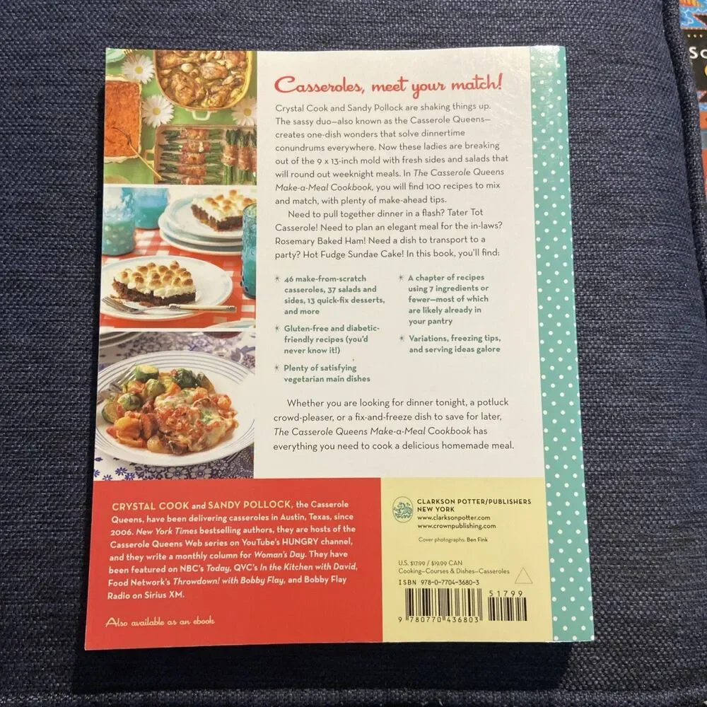 Casserole Queens Make-A-Meal Cookbook : Mix and Match 100 Casseroles, Salads,... - Picture 2 of 3